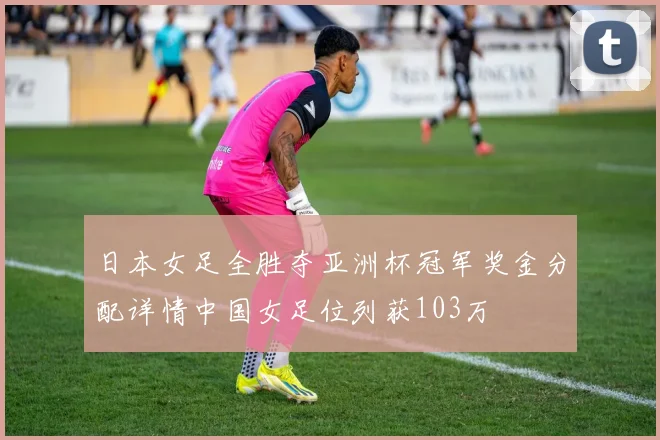 日本女足全胜夺亚洲杯冠军奖金分配详情中国女足位列获103万